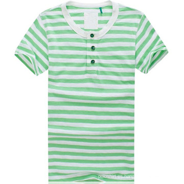 Personalizado Mens Plain Striped T Shirt China Wholesale